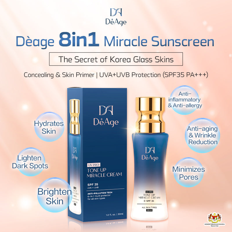 DEAG 8-in-1 Korean Glass Skin Sunscreen